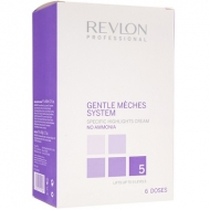 Revlon Gentle Meches System набор для мелирования 3 шт. х 60 мл х 6 шт. х 50 гр.